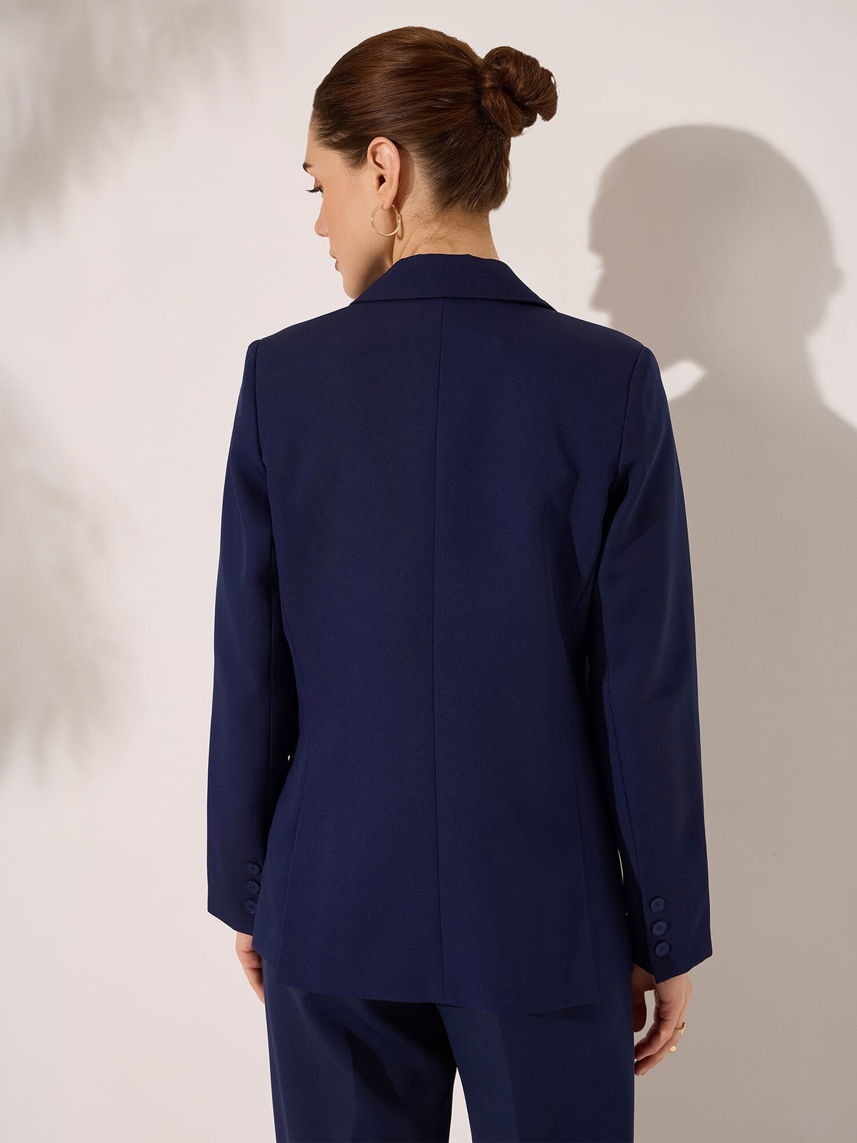 Imperia Clean Front Blazer-Midnight Blue
