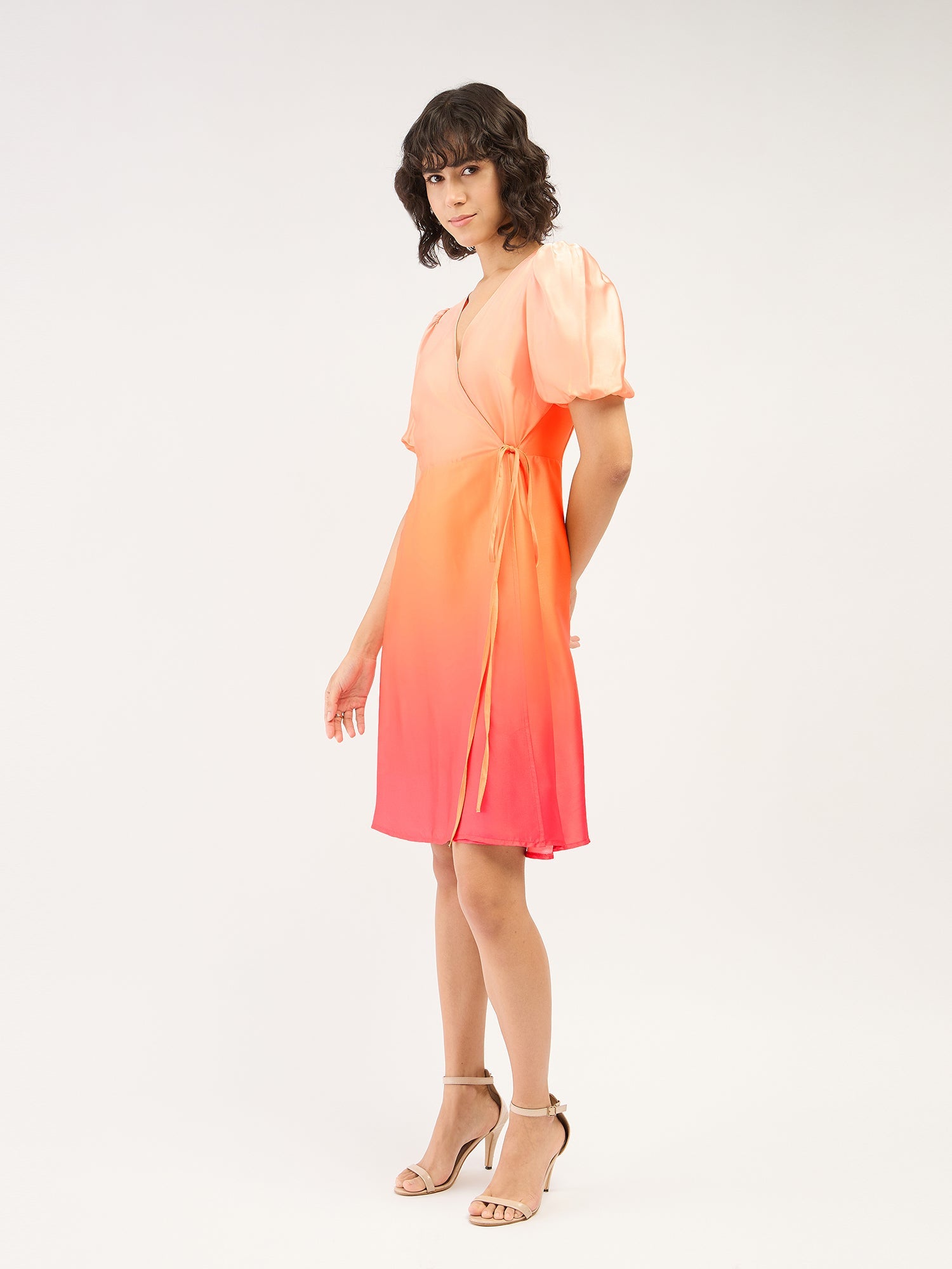 Havana Ombre Wrap Dress - Multicolor