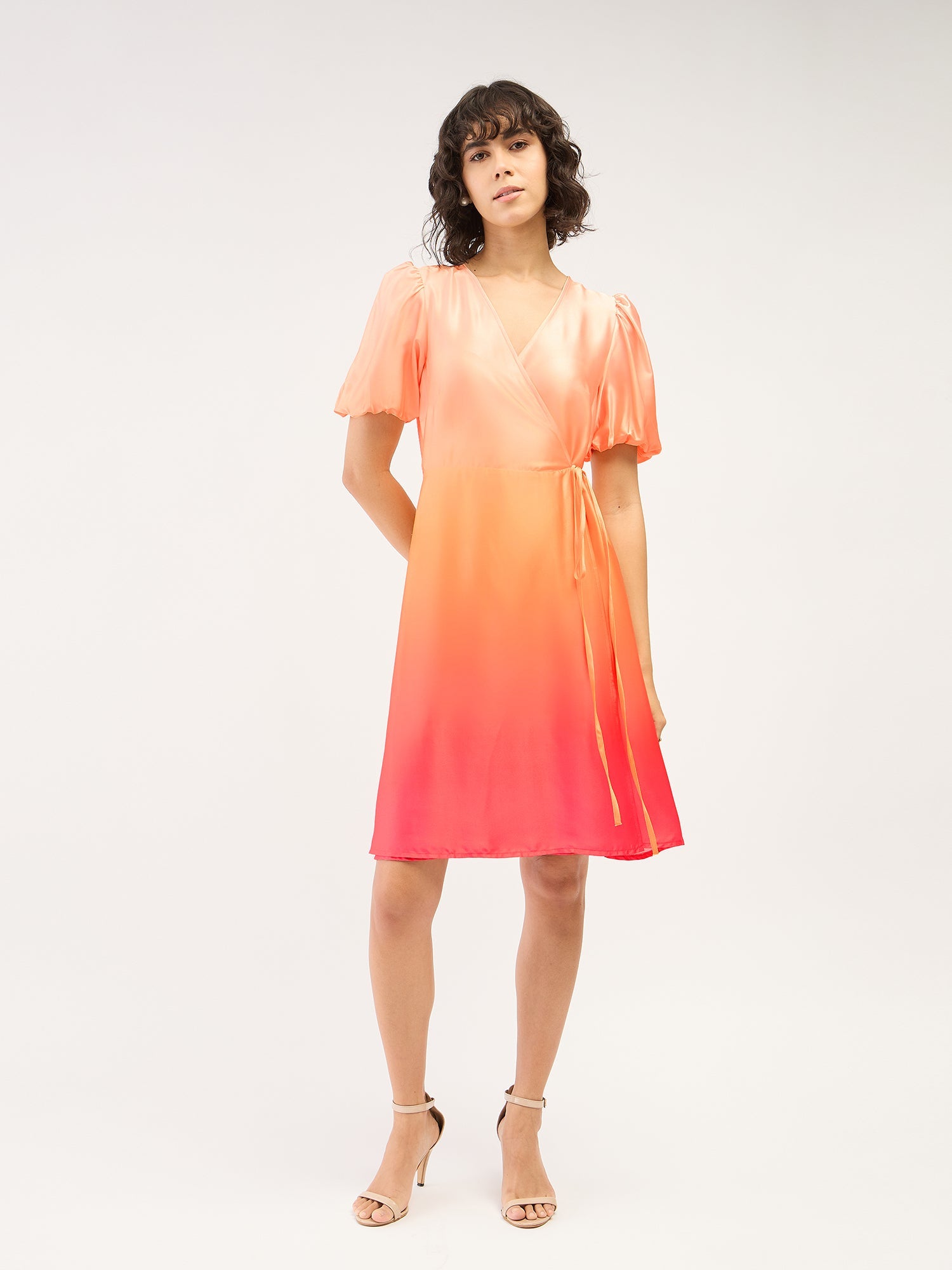 Havana Ombre Wrap Dress - Multicolor