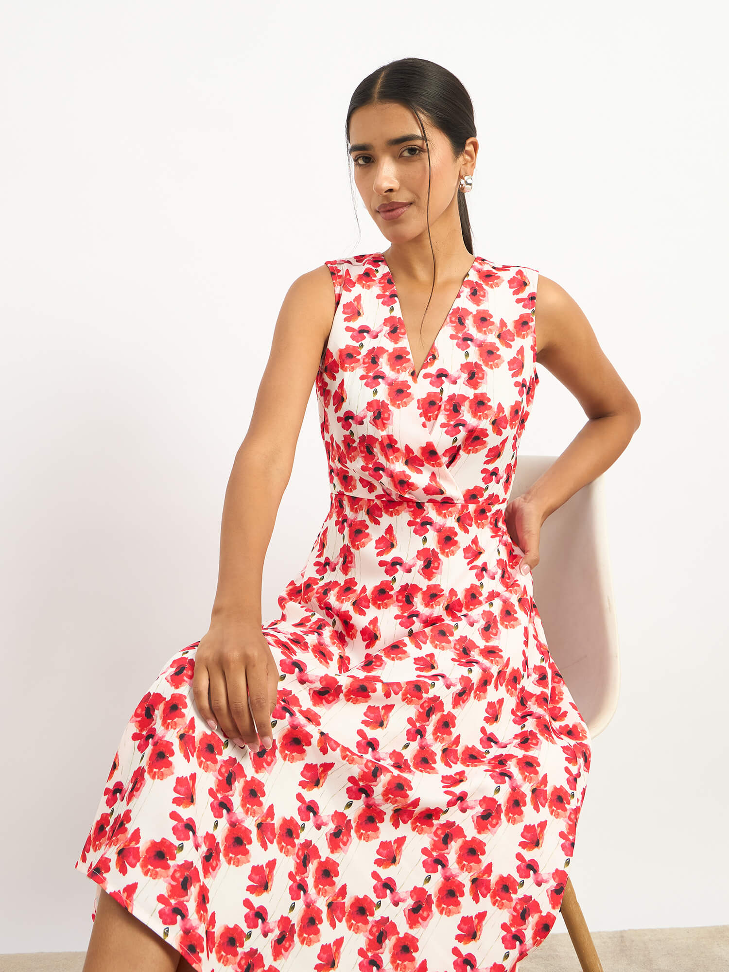 Loveline Fit and Flare Dress - Multicolor