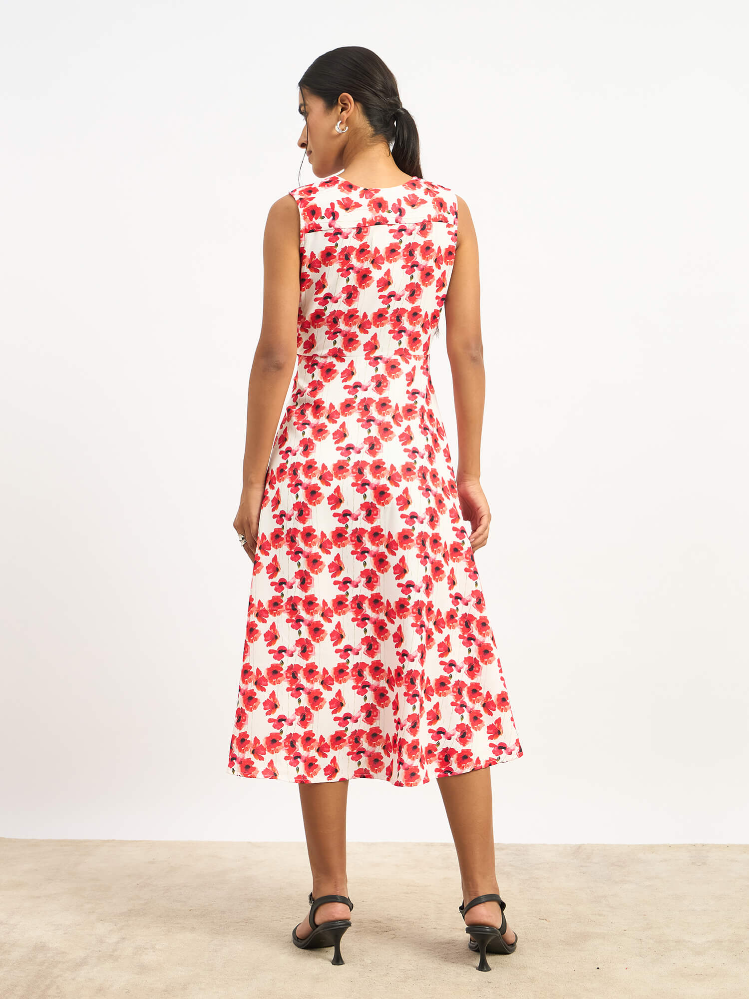 Loveline Fit and Flare Dress - Multicolor