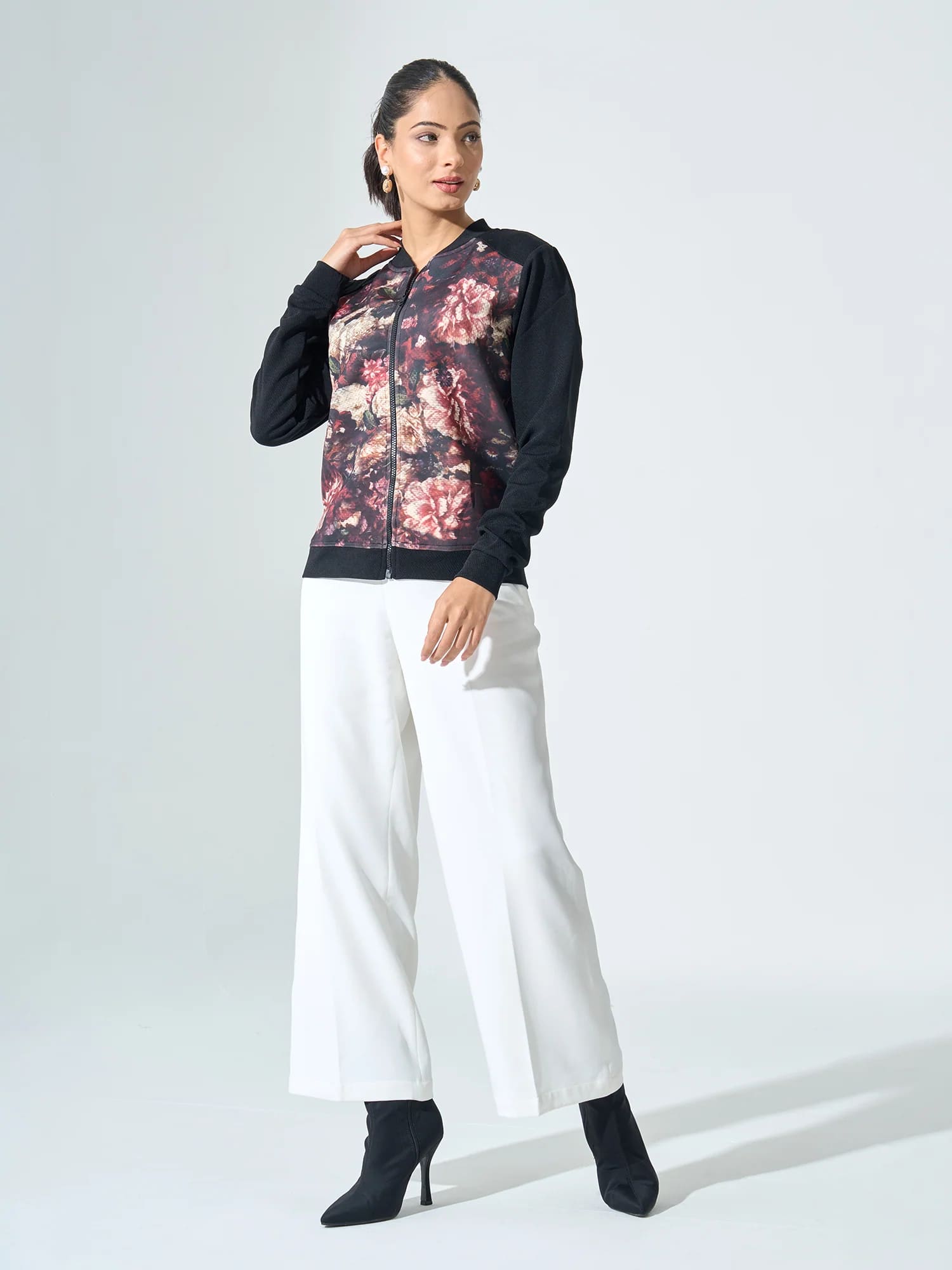 Franny Floral Bomber Jacket - Multicolor