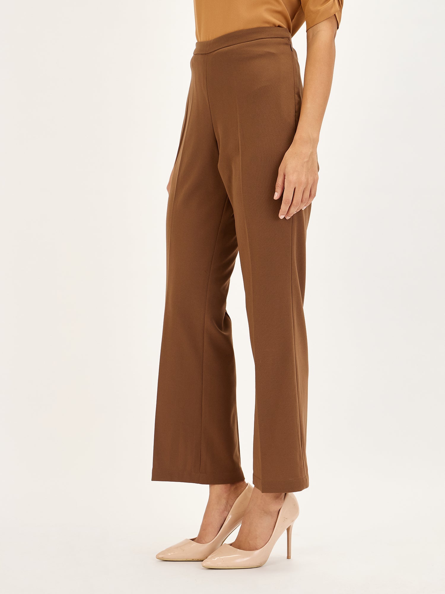 Lupin-Coffee Brown Straight leg pant - Coffee Brown