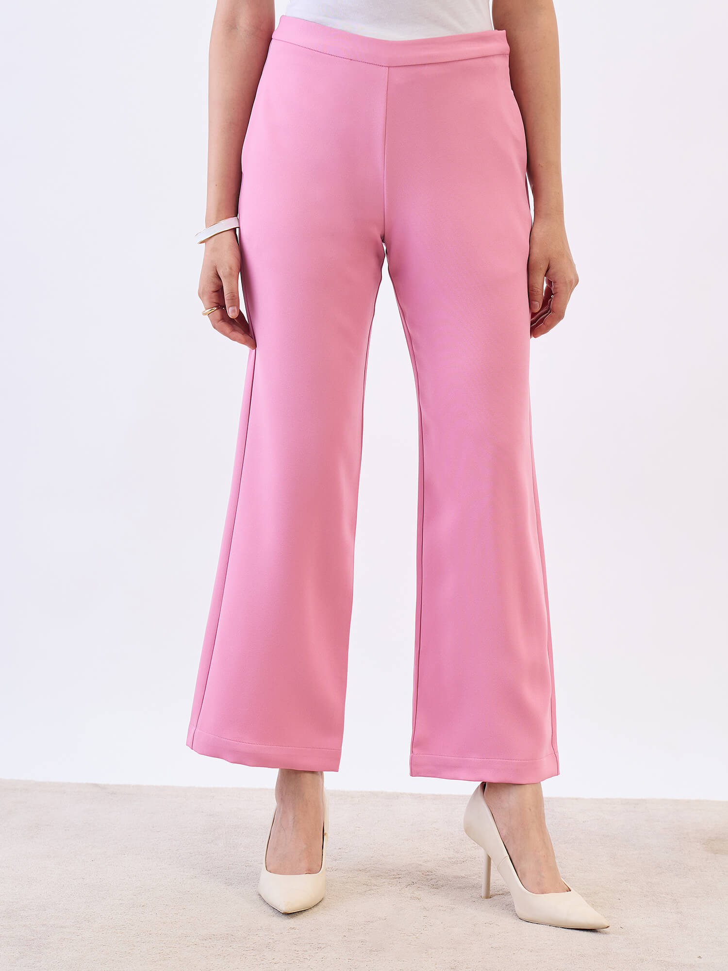 Lupin Straight Fit pant-Pink