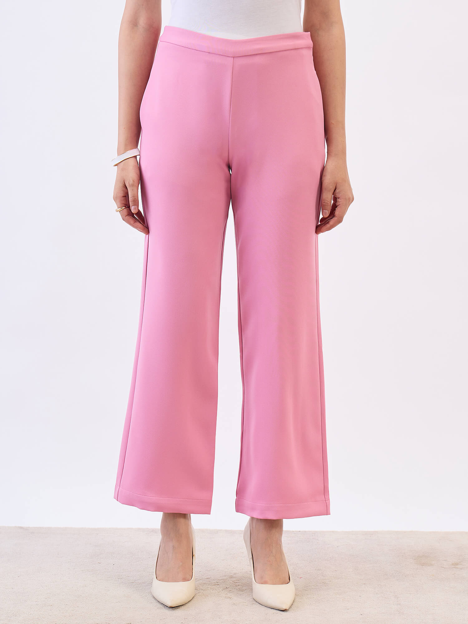 Lupin Straight Fit pant-Pink