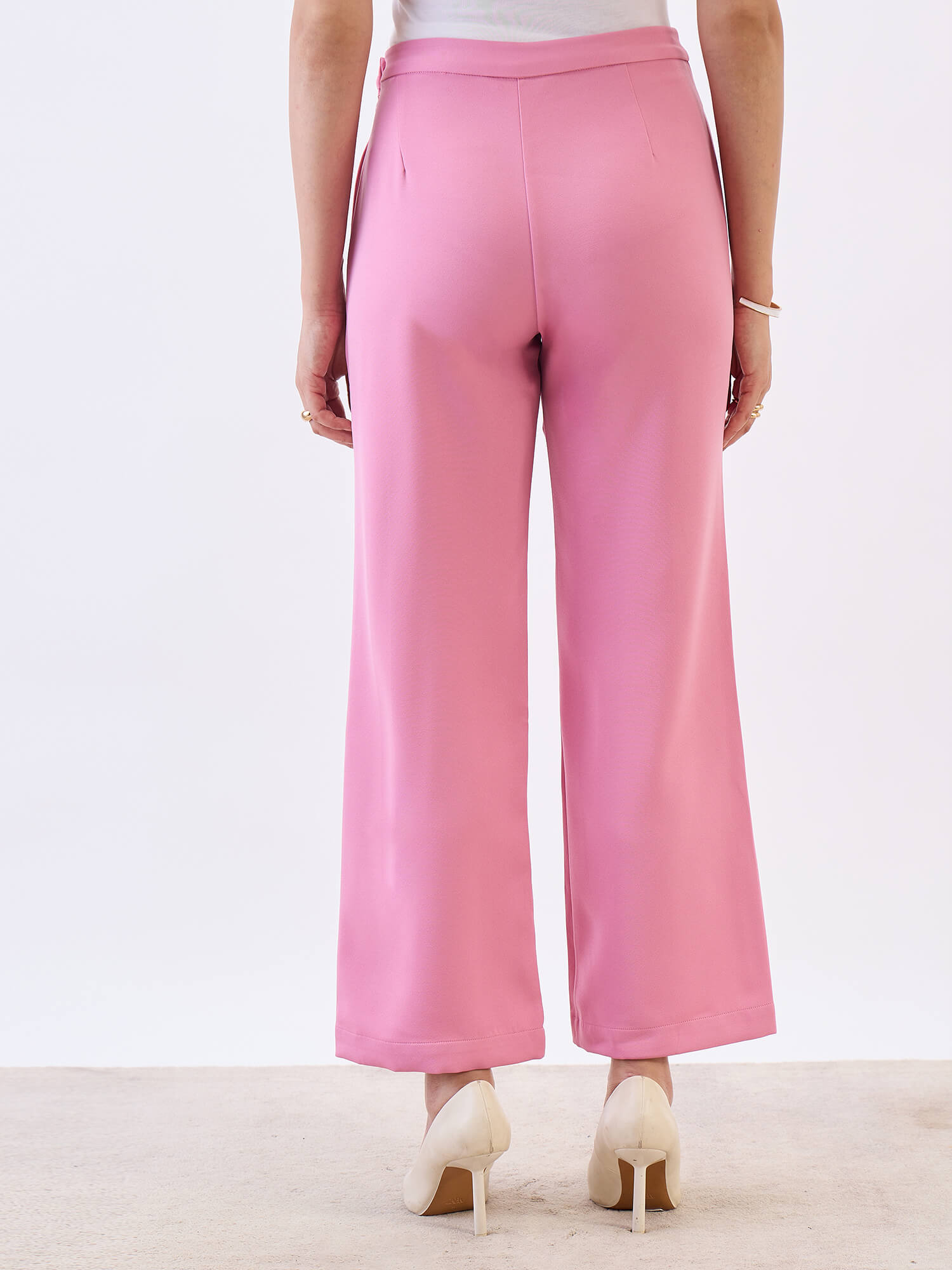Lupin Straight Fit pant-Pink