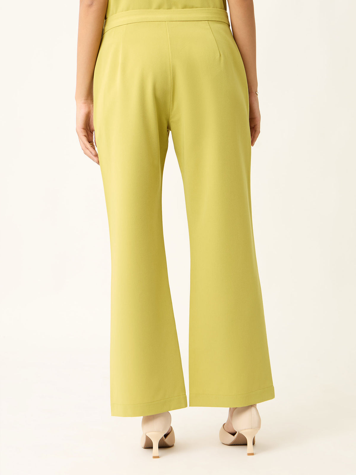 Lumine Formal Side Zip Pant-Chartreuse
