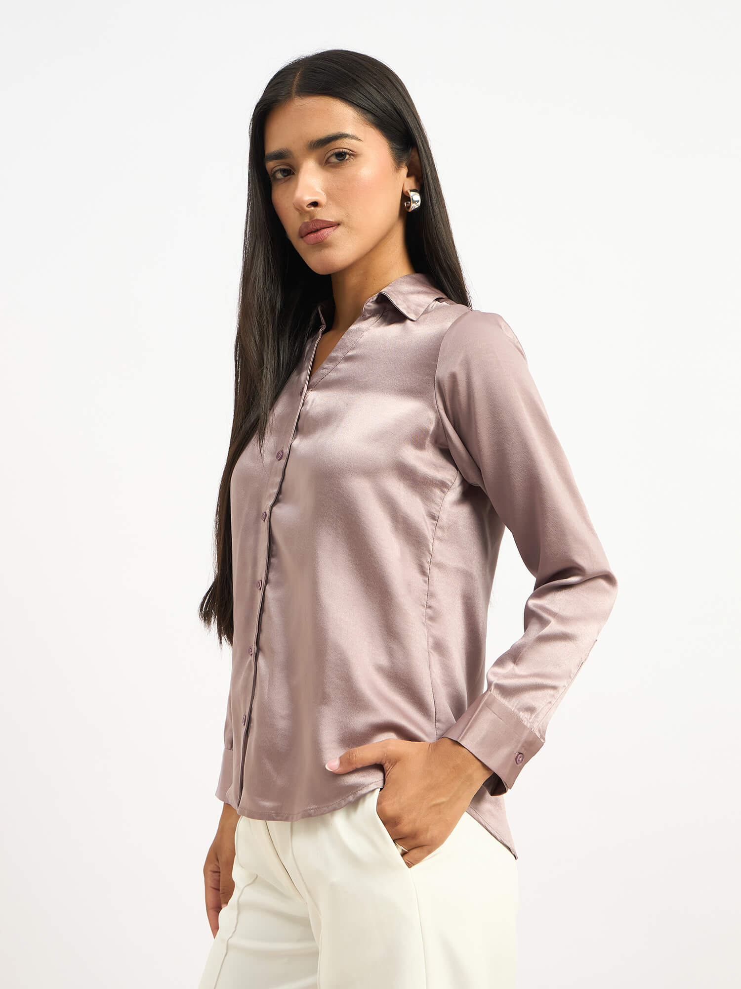 Tatpar Button Down Shirt - Taupe