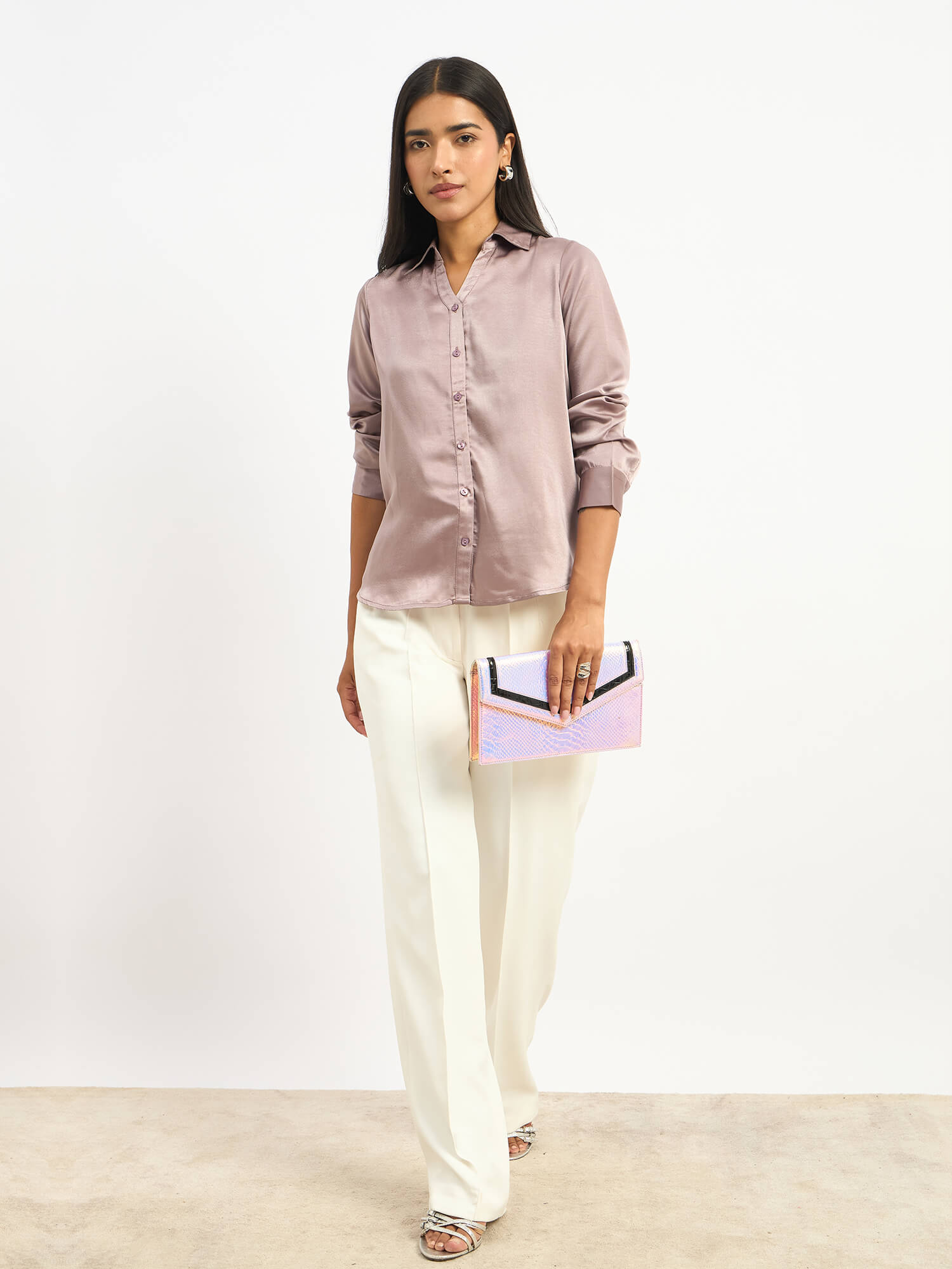 Tatpar Button Down Shirt - Taupe