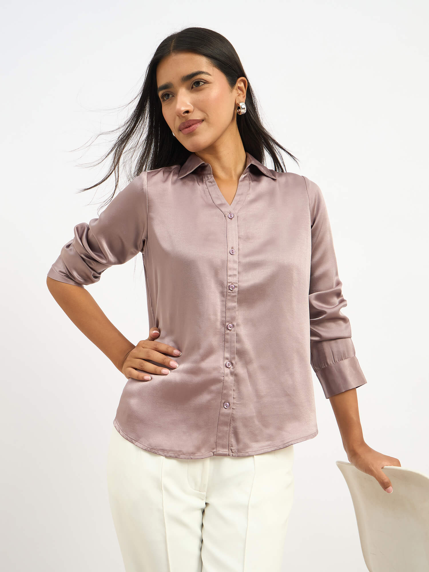 Tatpar Button Down Shirt - Taupe