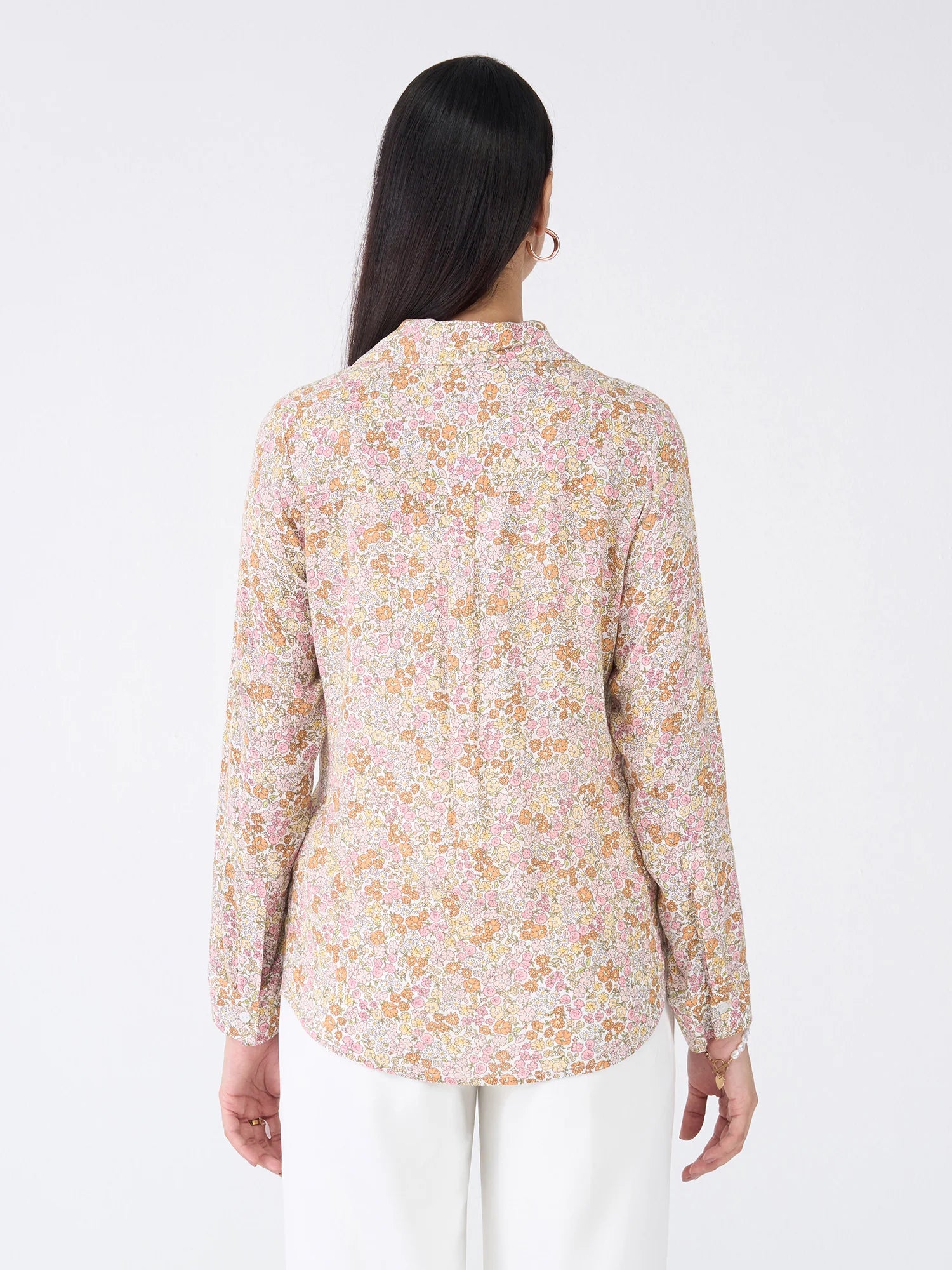 Sierra Shirt Floral Button Down Shirt-Multicolor
