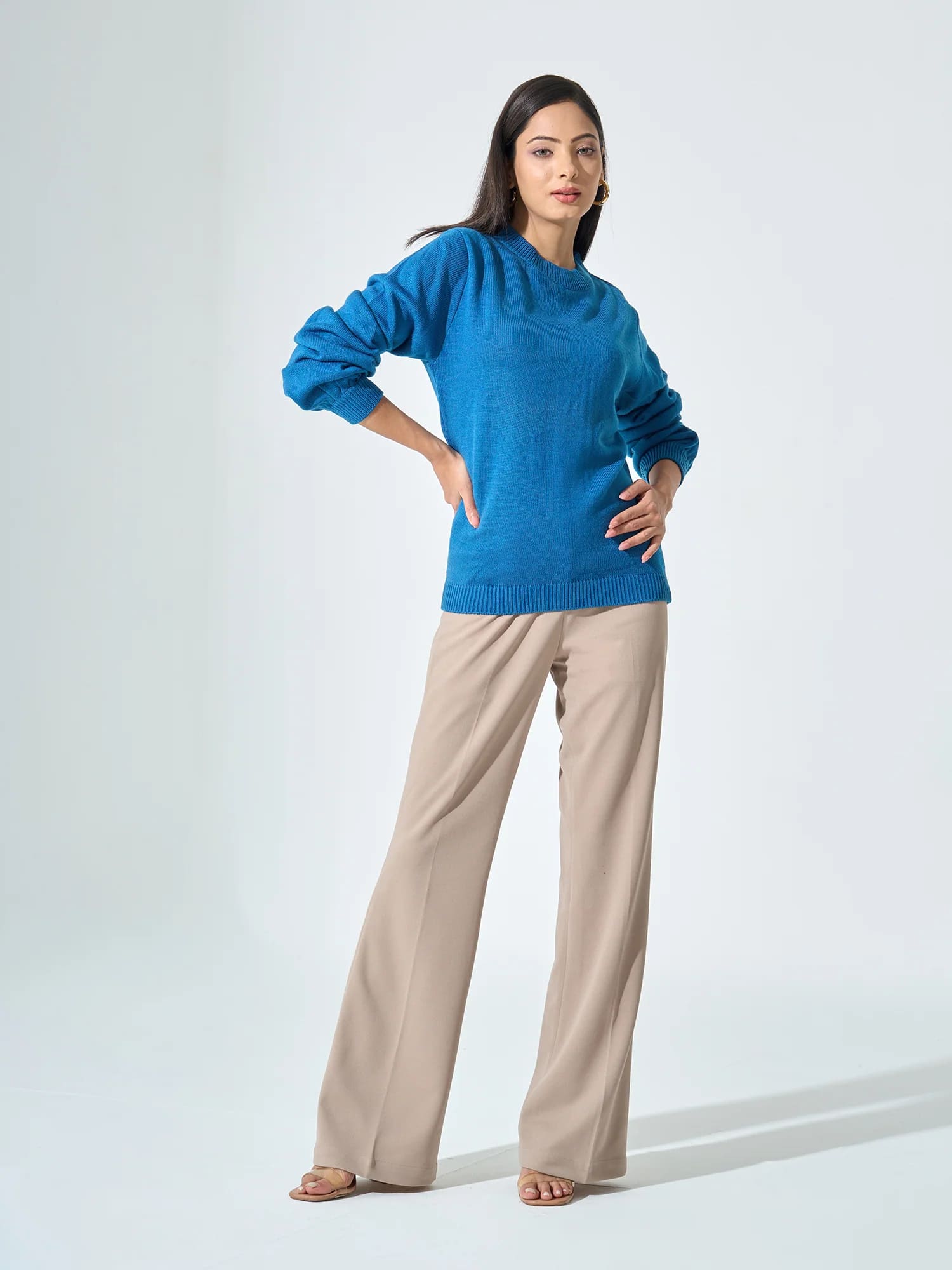 Lissa Knit Sweater - Blue