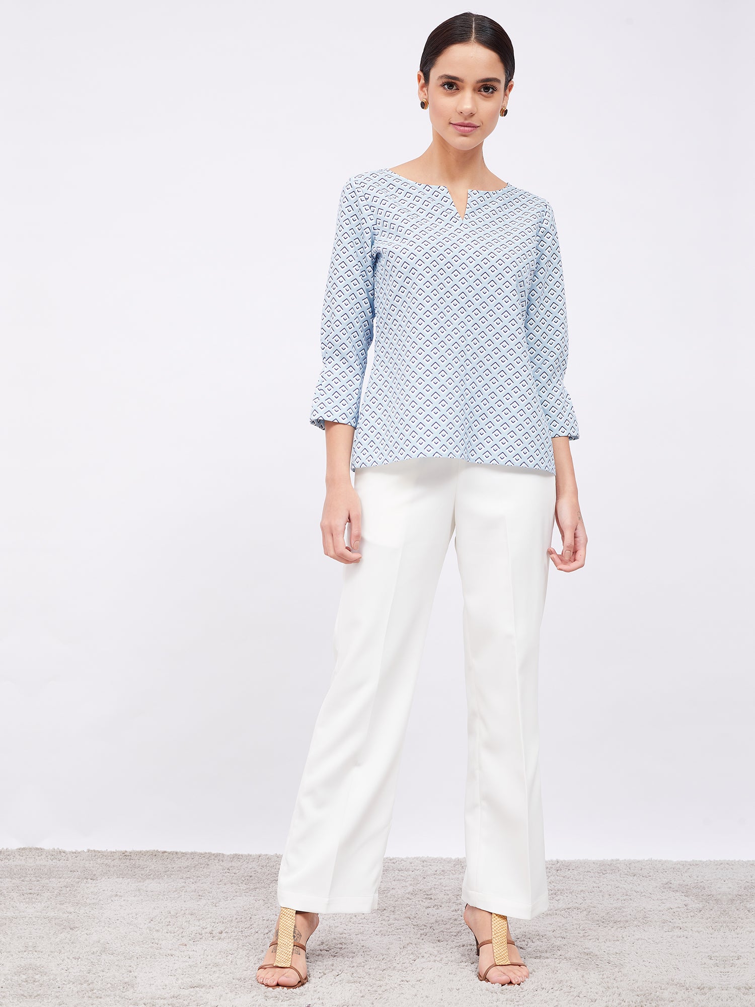 Lupin Formal Side Zip Pant - White