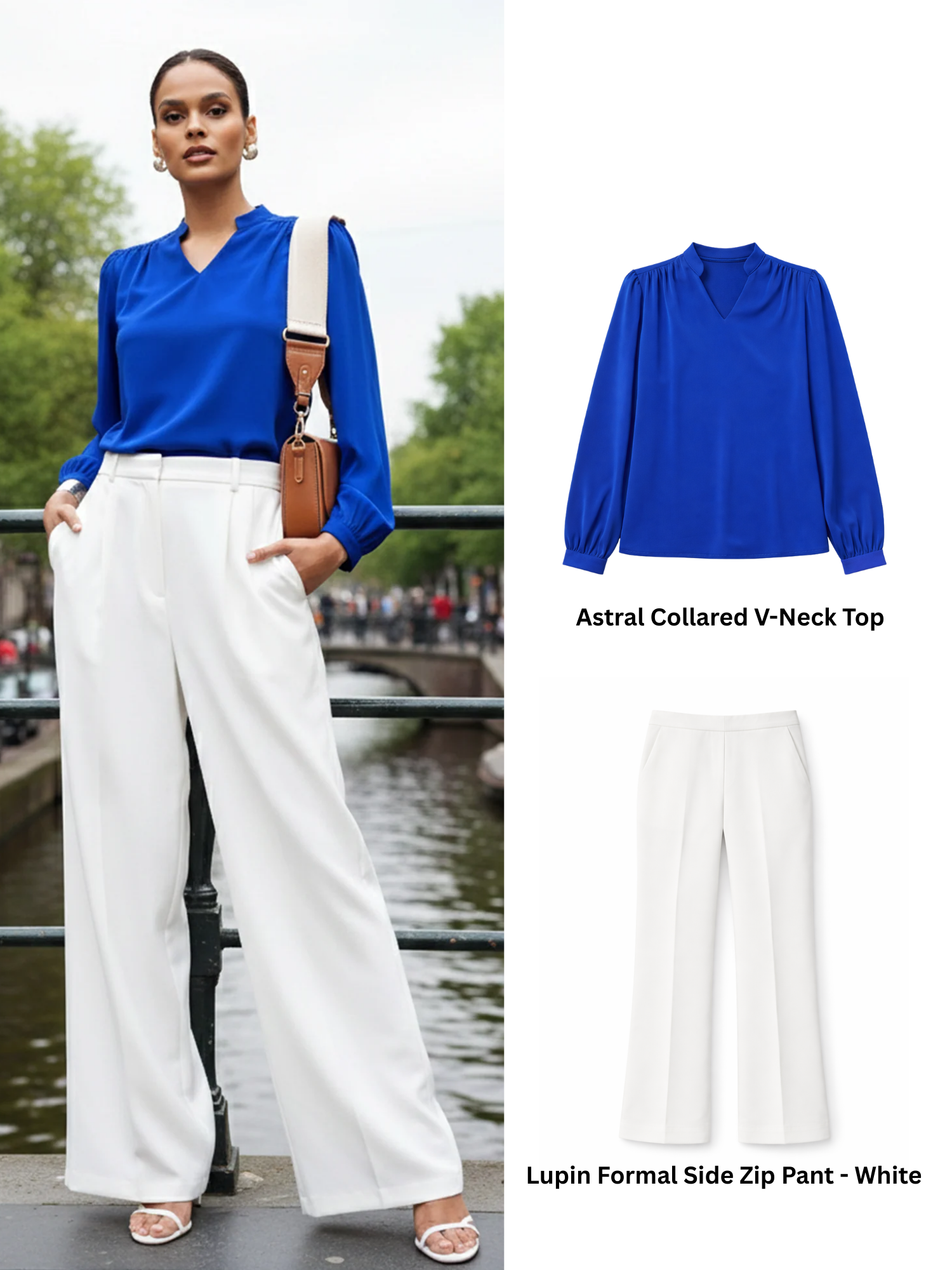 The Sapphire Skyline Look