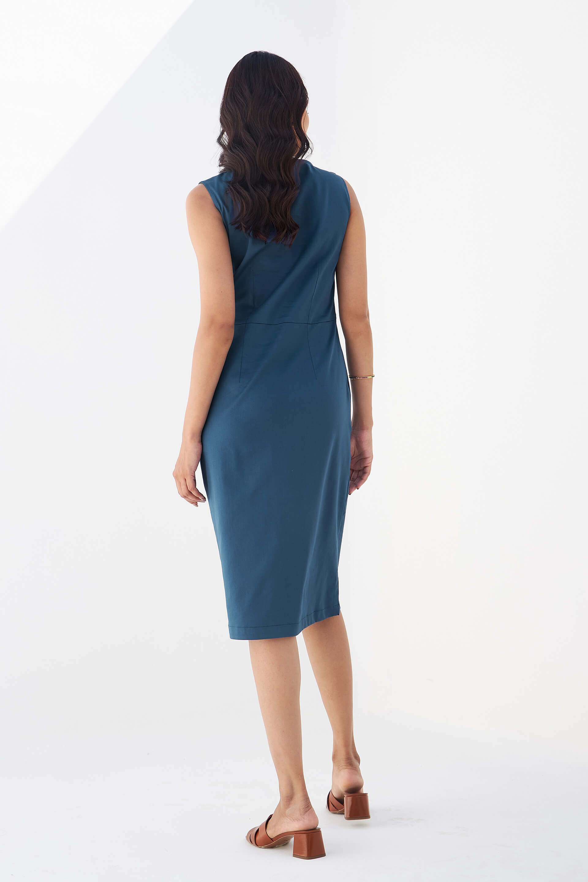 Cancun Sheath Dress - Teal