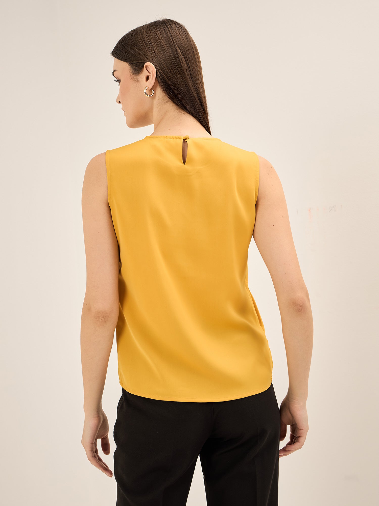 Hawaiian Punch-Yellow Crossover Front Top - Yellow