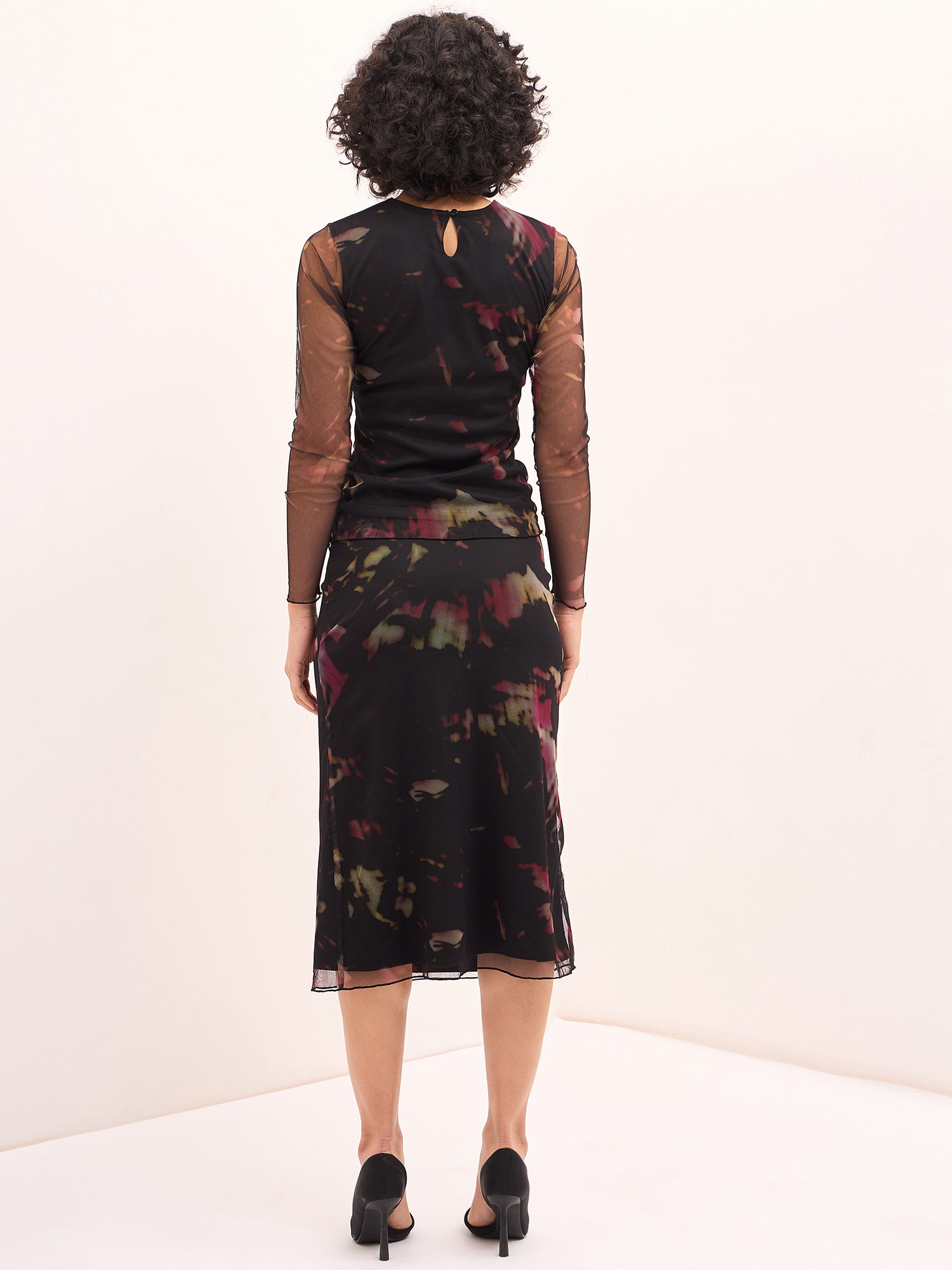 Hazy Abstract Co-Ord Set - Multicolor