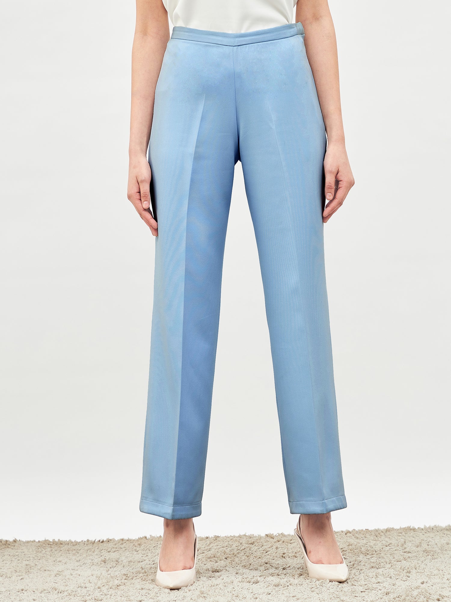 Lupin Formal Side Zip Pant - Sky Blue