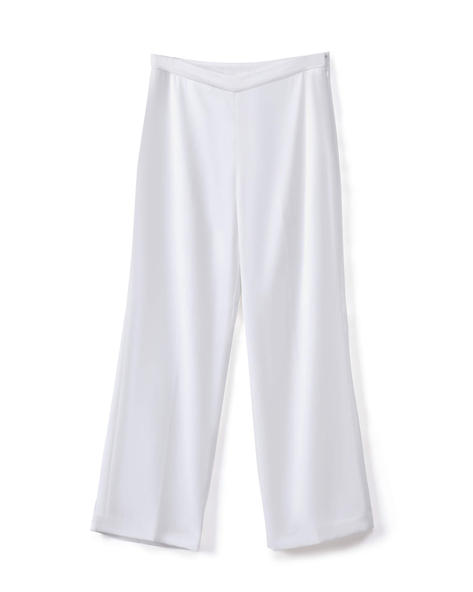 Lupin Formal Side Zip Pant - White