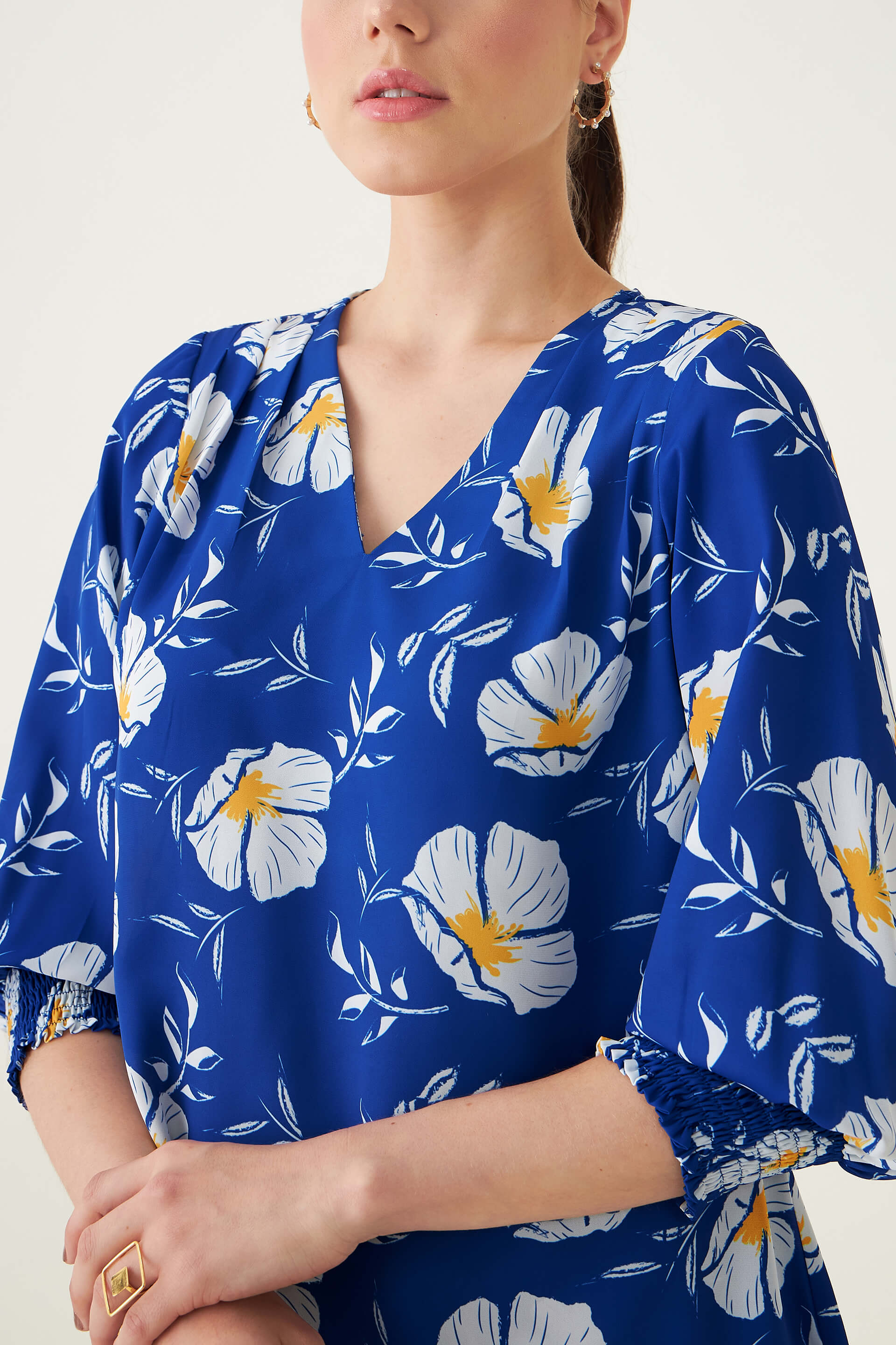 Blue Spruce Co-ord Set Floral Co-Ord Set - Blue/White