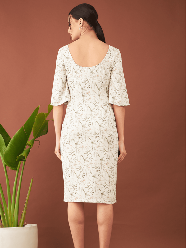 Madrid Floral Sheath Dress - Multicolor
