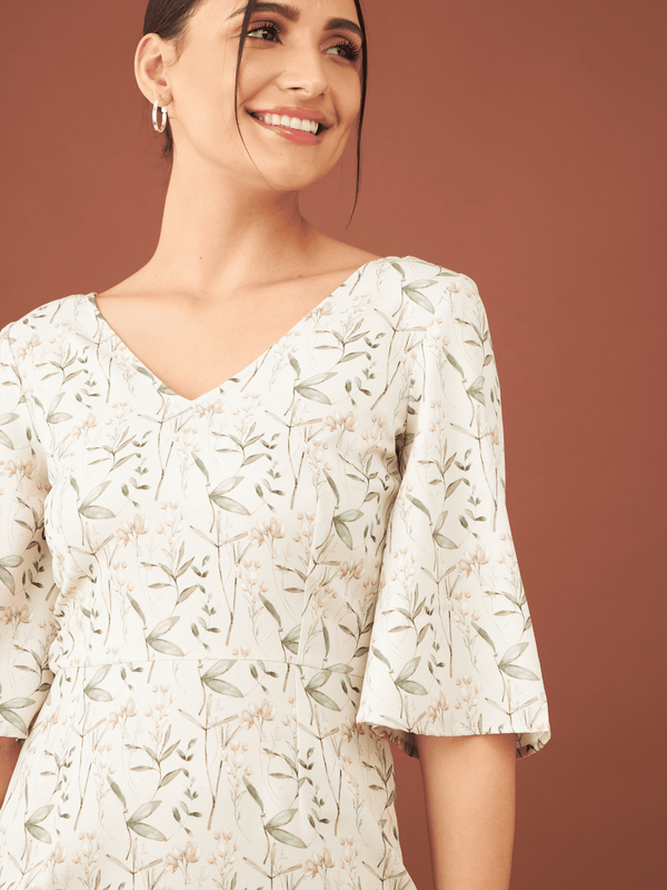 Madrid Floral Sheath Dress - Multicolor