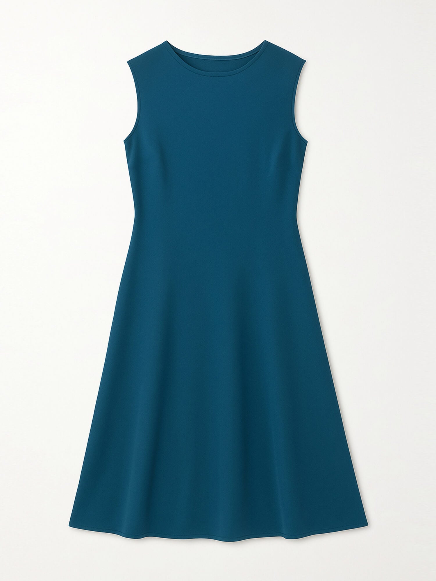 Noble Flared Midi Dress - Teal