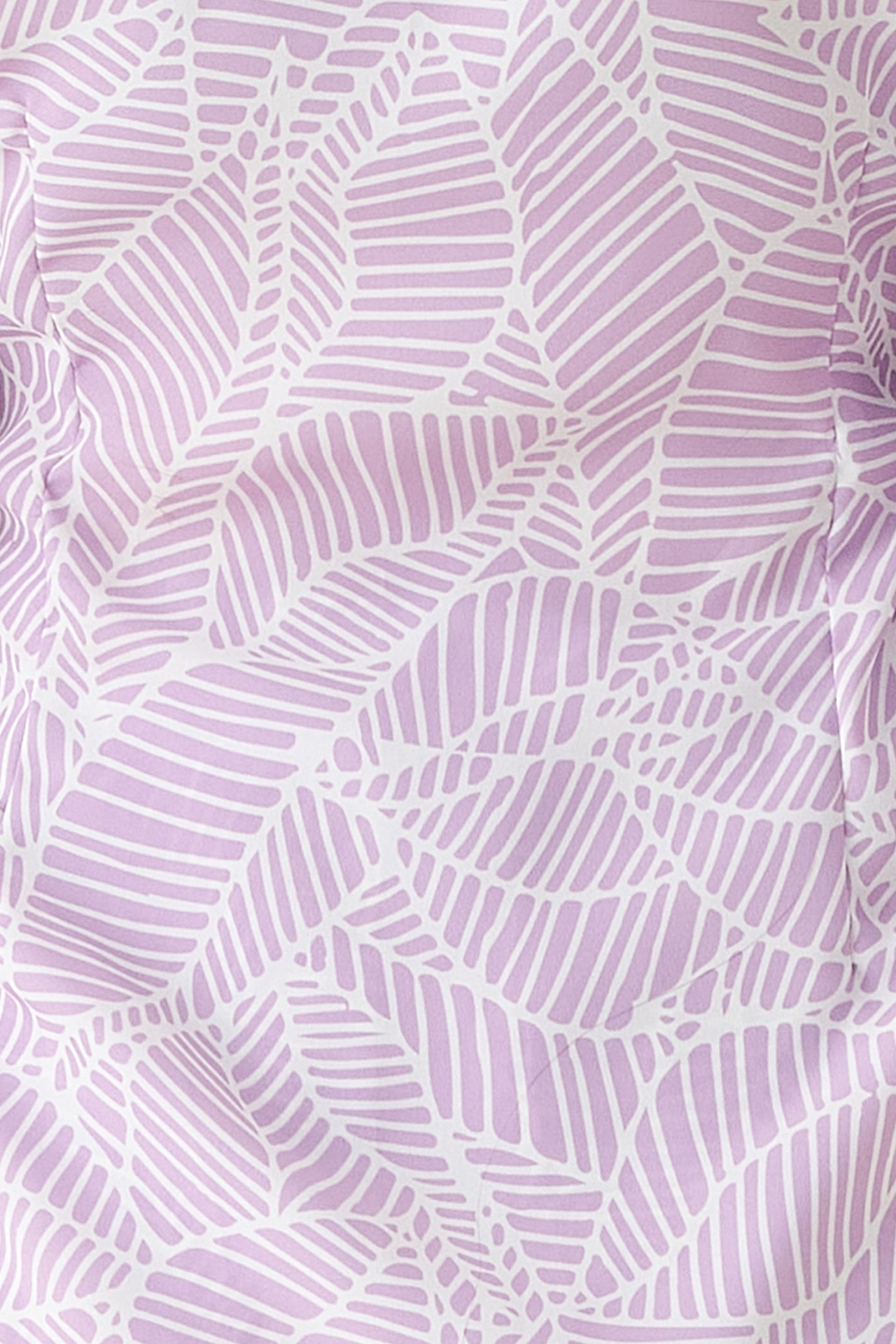 Wonderland Co-ord Set Tropical Co-Ord Set - Lilac/White