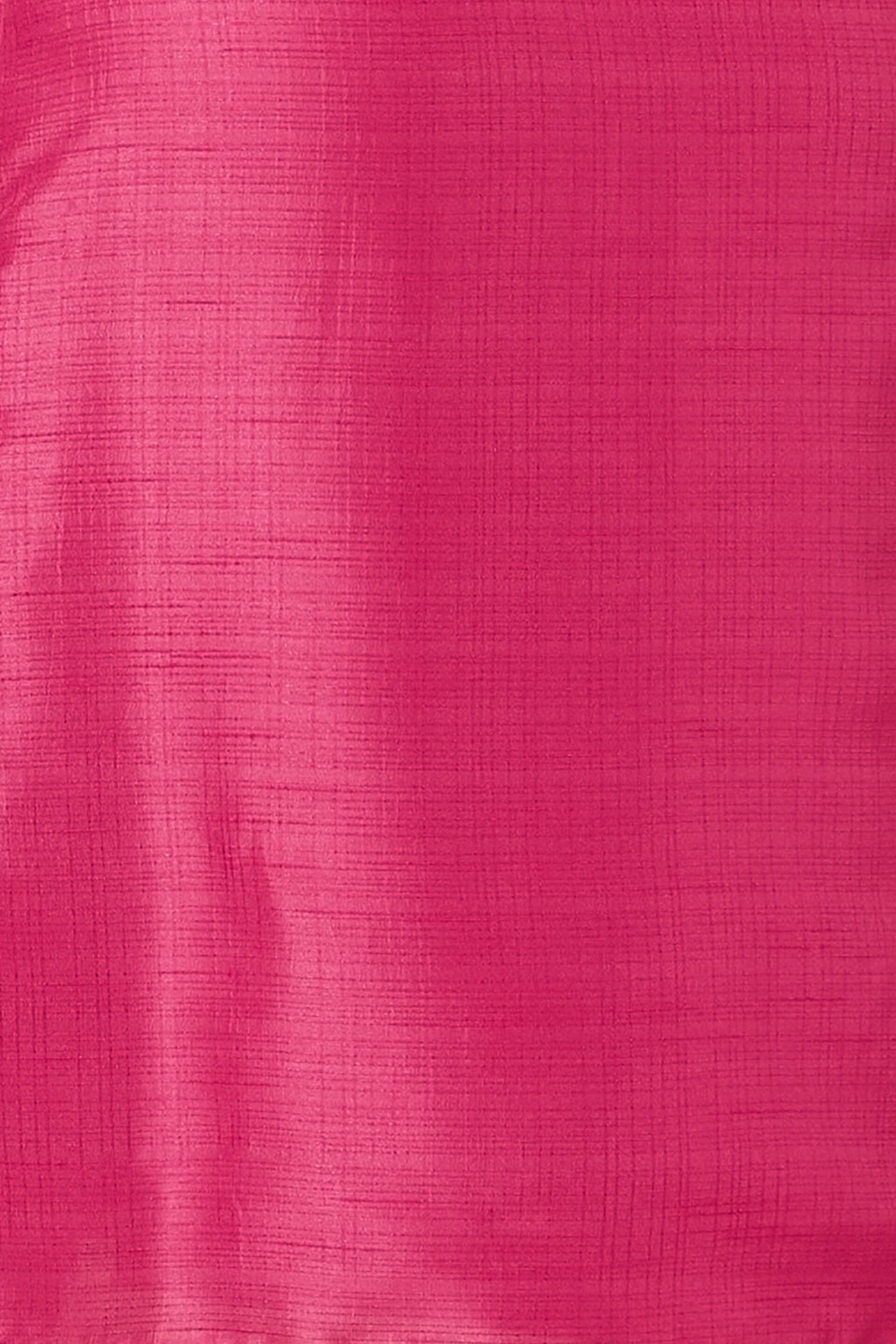 Anaari Button Down Dress - Bright Pink