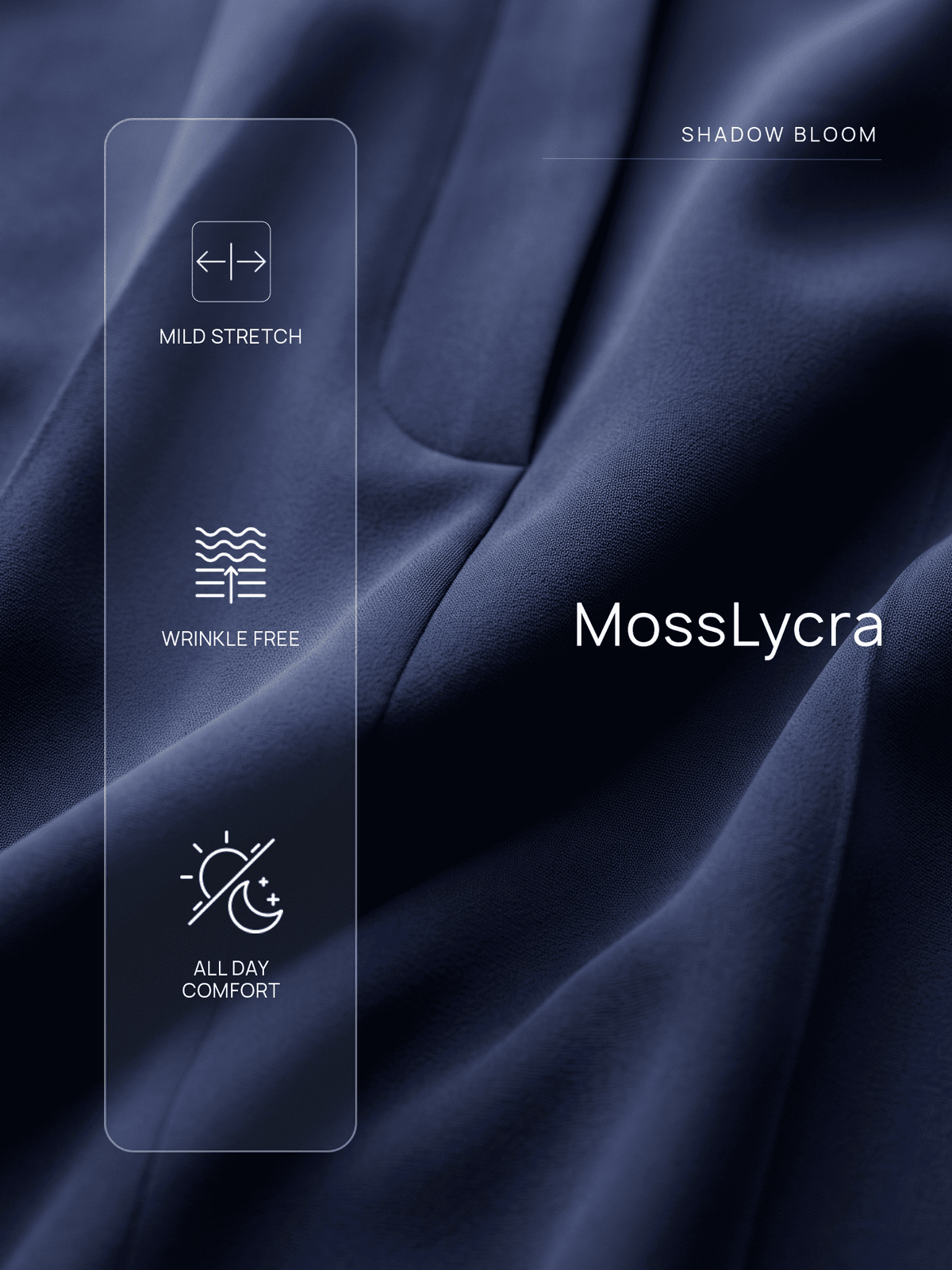 Quaint Straight High Rise Pants-Midnight Blue