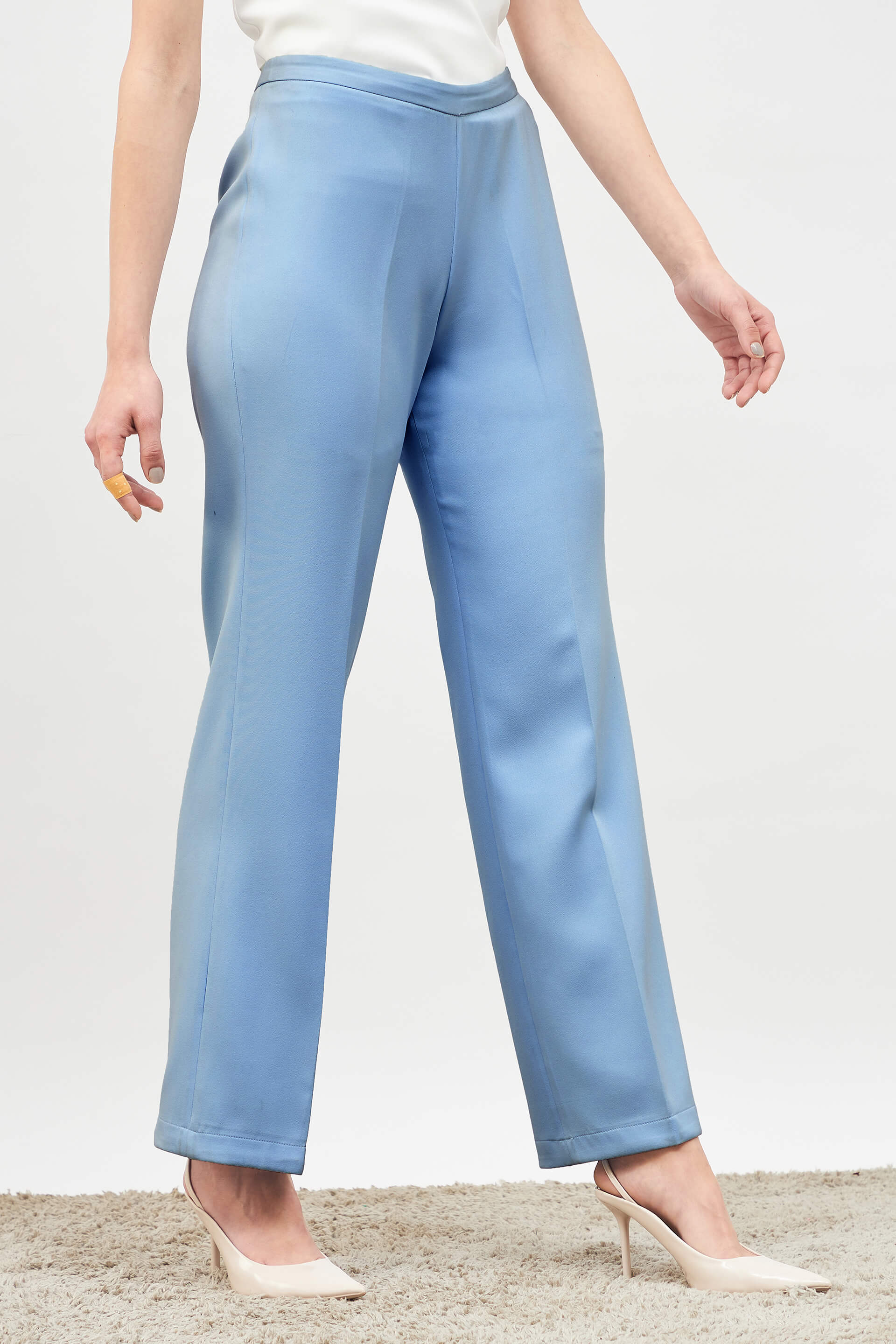 Lupin Formal Side Zip Pant - Sky Blue