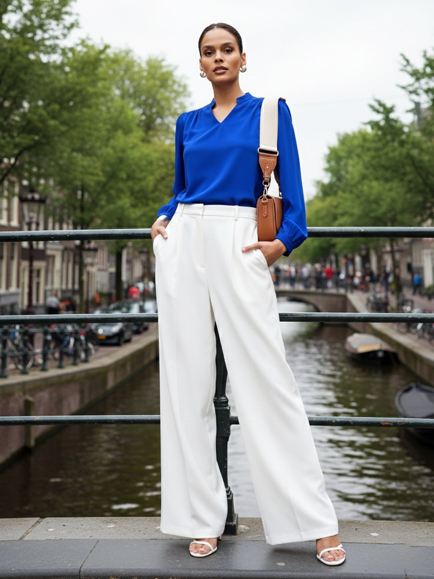 The Sapphire Skyline Look