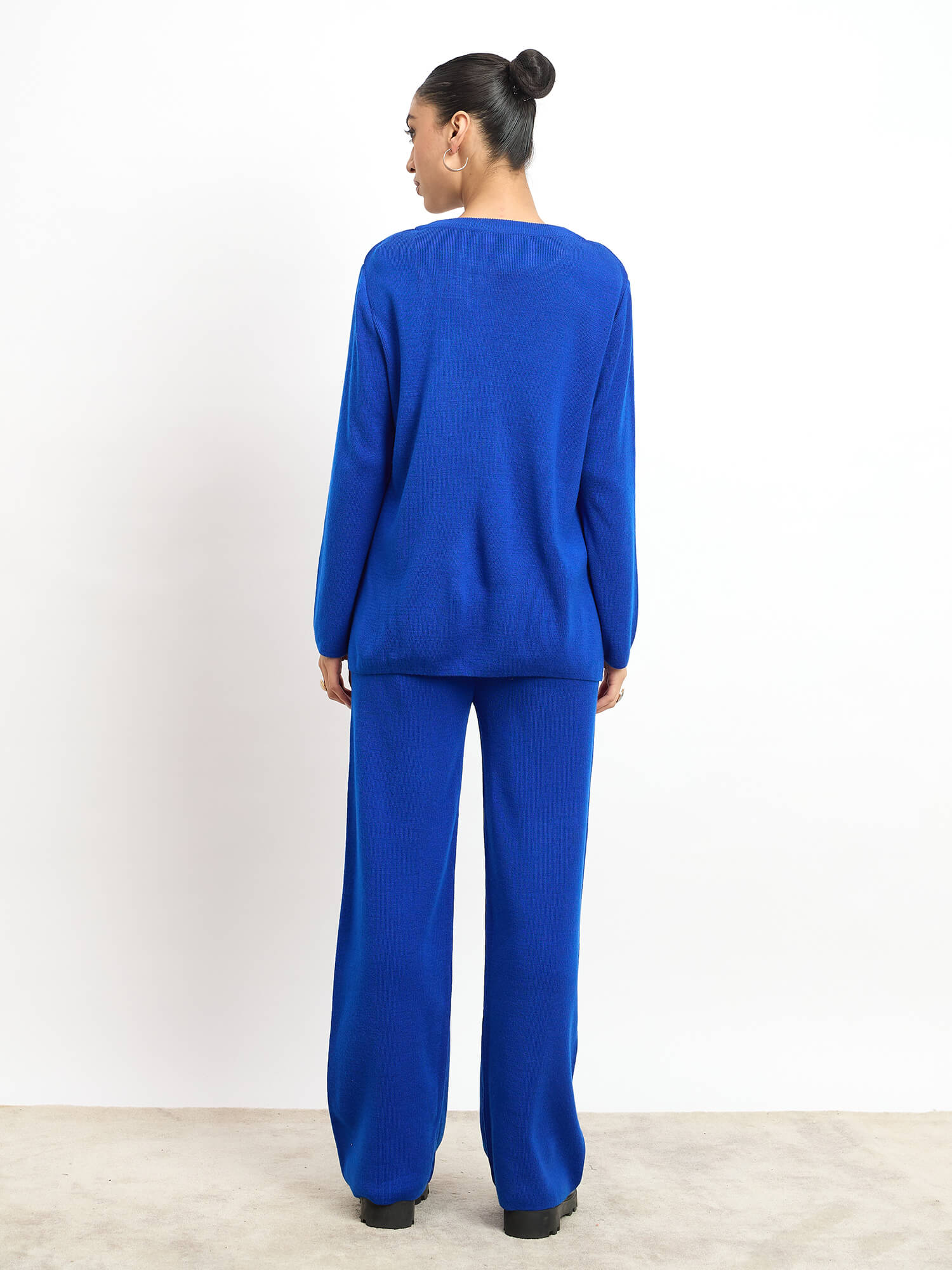 Liana Appliqué Co-Ord Set - Cobalt Blue