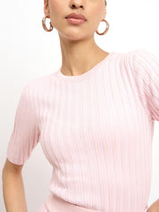 Caroline Ribbed Co-ord Set - Pink