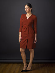 Mindy Blazer Dress-Tan