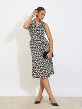 Kersey Belted Blazer Style Dress-Multi