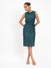 Valeria Shift Dress -Teal