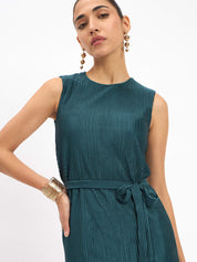 Valeria Shift Dress -Teal