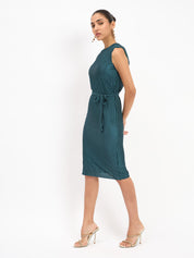 Valeria Shift Dress -Teal