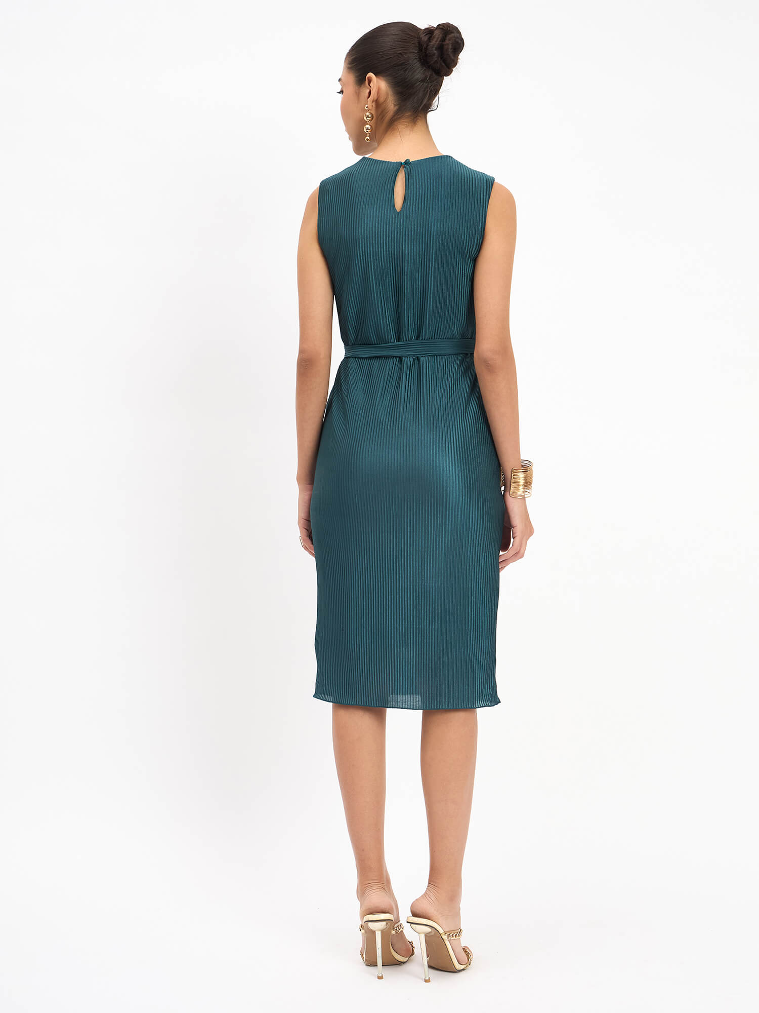 Valeria Shift Dress -Teal