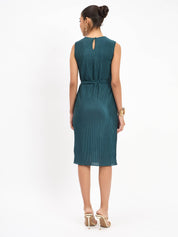 Valeria Shift Dress -Teal