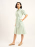 Regatta Striped Shirt Dress - Green