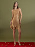 Lyric Sleeveless Tier Dress-Golden