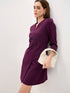 Mindy Blazer Dress-Purple