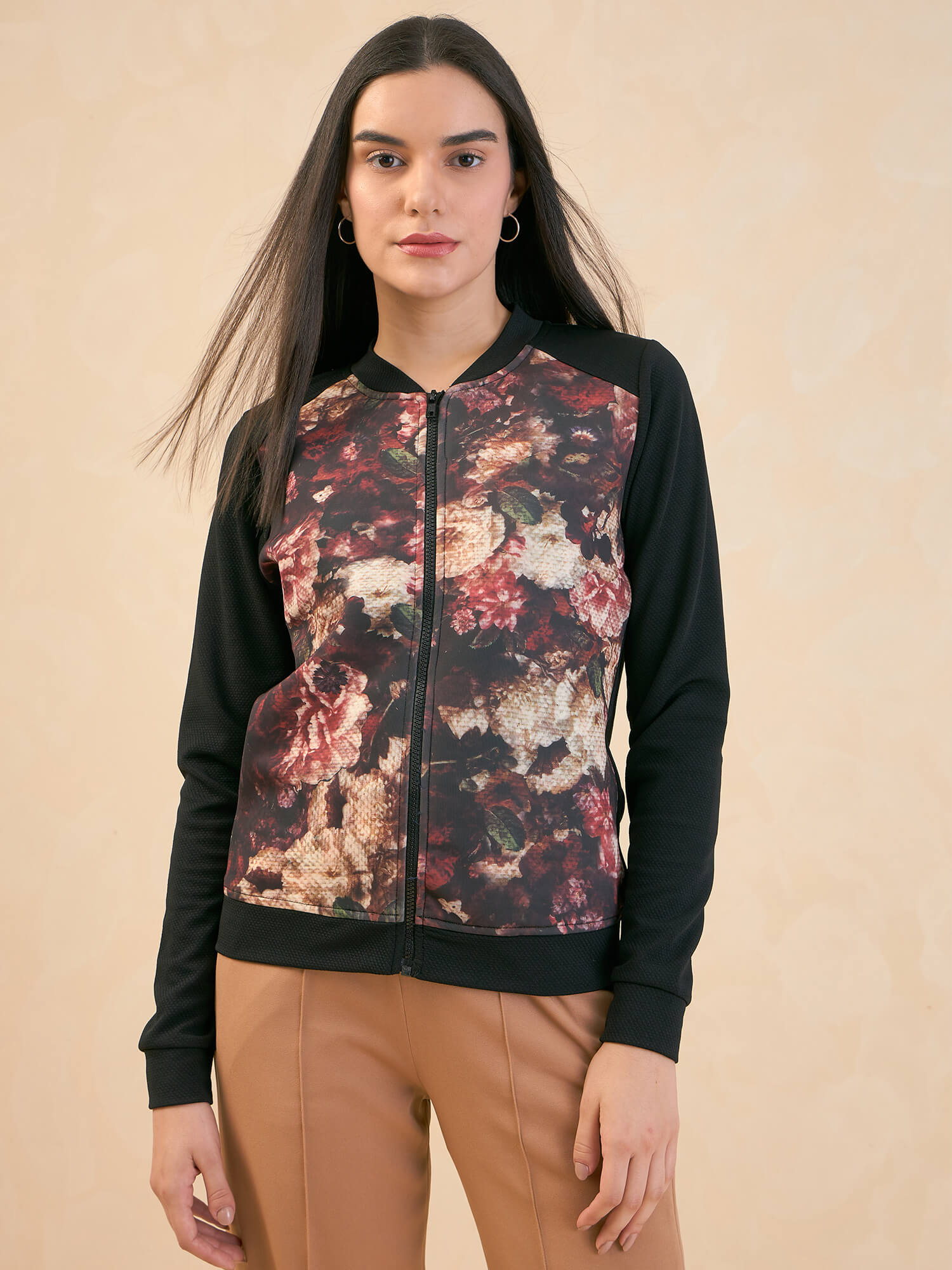 Franny Floral Bomber Jacket - Multicolor