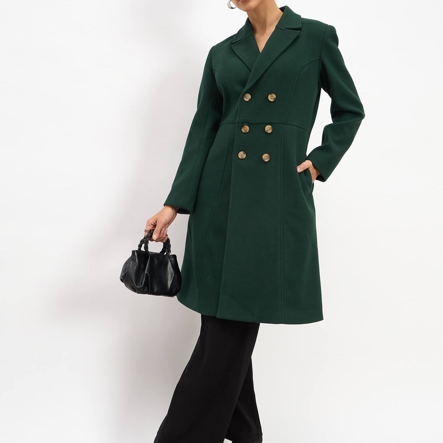 Arwen Longline Overcoat - Green