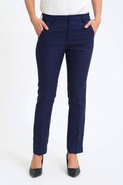 Diligent Elasticated Waist Pants - Navy Blue