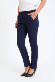 Diligent Elasticated Waist Pants - Navy Blue