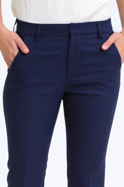 Diligent Elasticated Waist Pants - Navy Blue