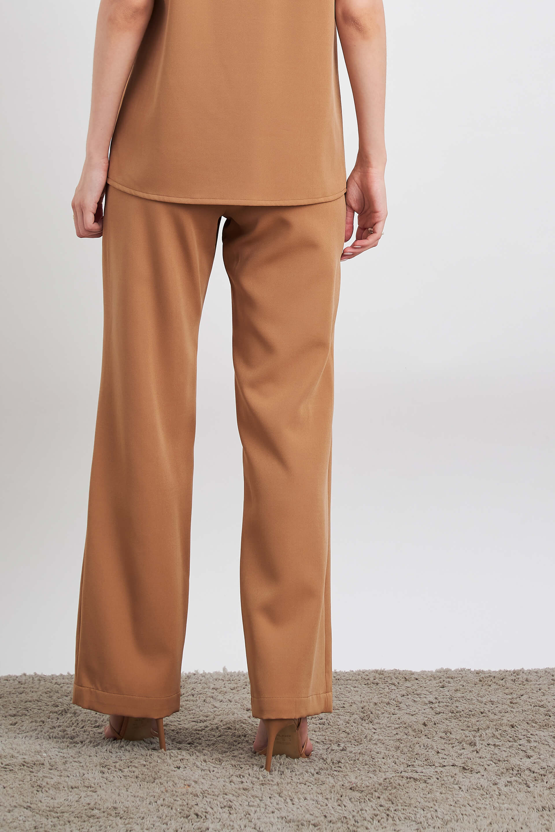 Lupin Formal Side Zip Pant - Beige